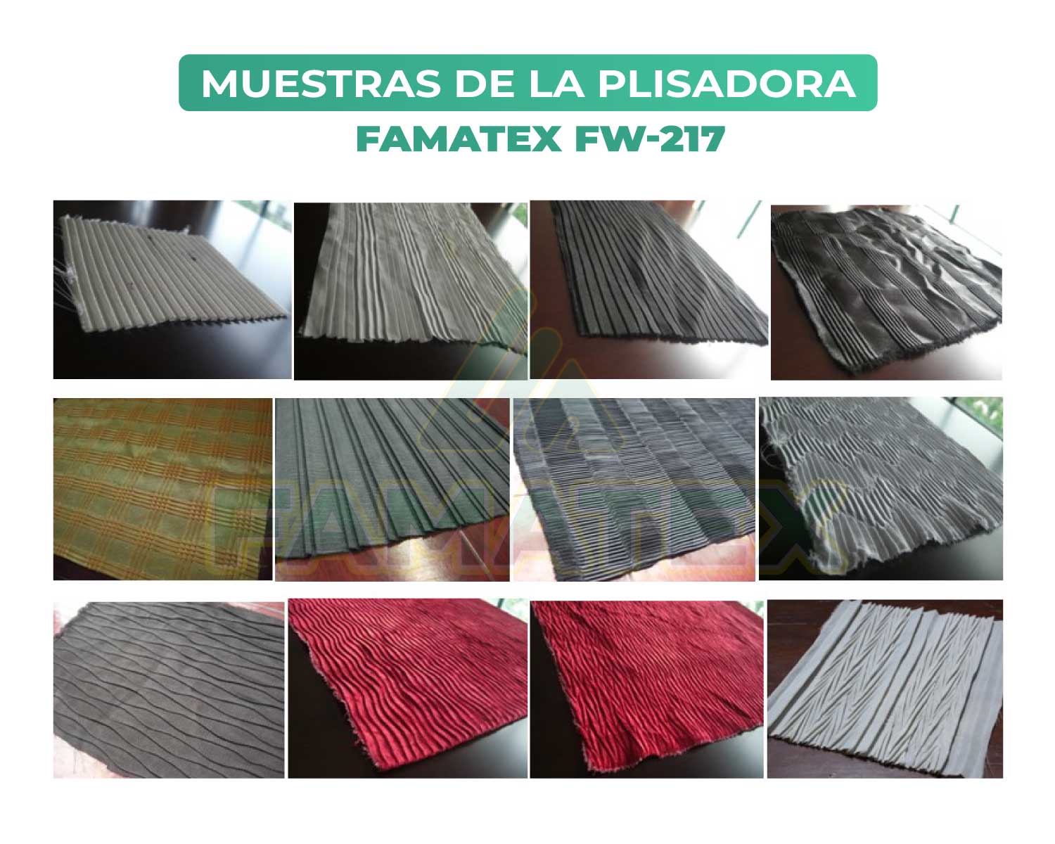 Máquina Plisadora Famatex FW-217